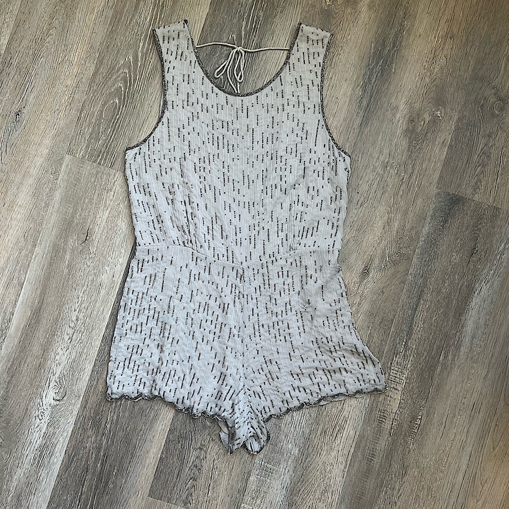 ❌N/A❌ Free People beaded romper - Picture 4 of 15